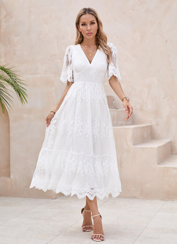 Robe Dentelle En Bas - gallery 1