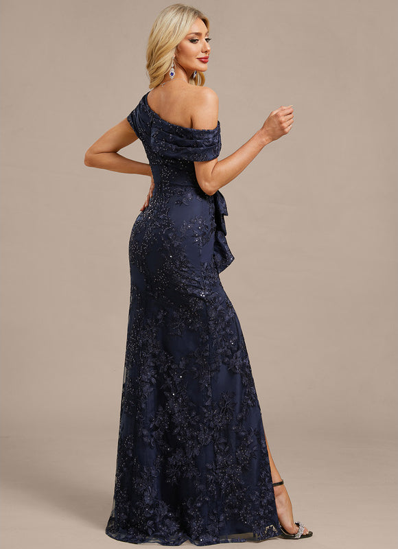 Robe Dentelle Élégante Scintillante - gallery 6