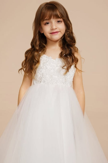 Robe Dentelle Nuptiale Blanche Tulle - gallery 8