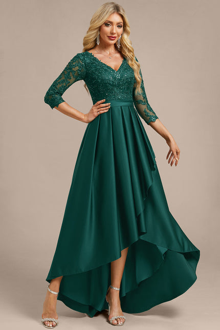 Robe De Soirée Dentelle Dos Nu - gallery 4