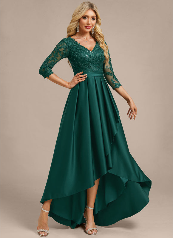 Robe De Soirée Dentelle Dos Nu - gallery 4