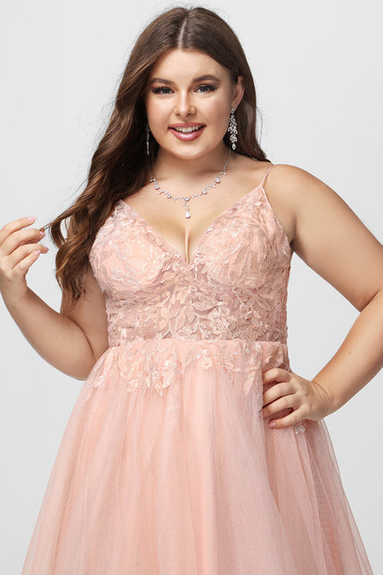 Robe Dentelle Rose Pastel - gallery 7