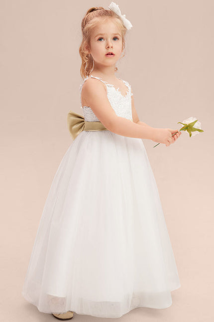 Robe Dentelle Tulle Ornée - gallery 1