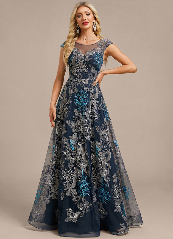 Robe Longue Transparente Dentelle