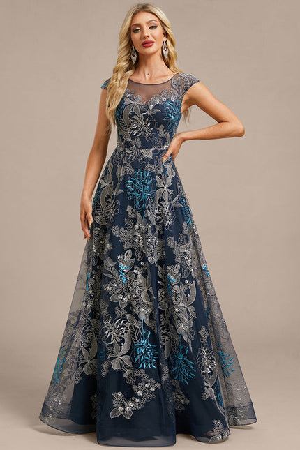 Robe Longue Transparente Dentelle
