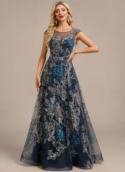 Robe Longue Transparente Dentelle