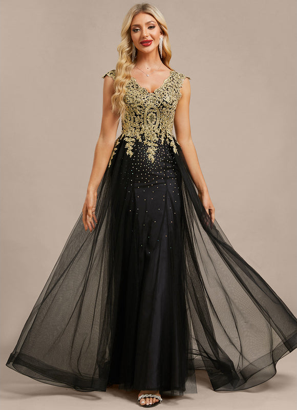 Robe Dentelle Transparente Longue