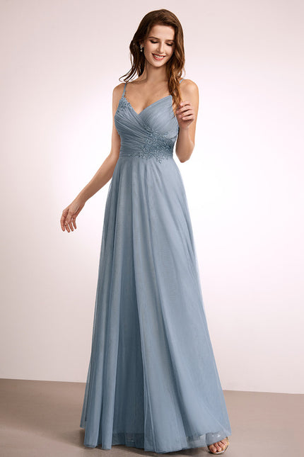 Robe Dentelle Fluide Ciel - gallery 5
