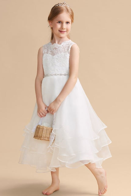 Robe Dentelle Enfant Organza
