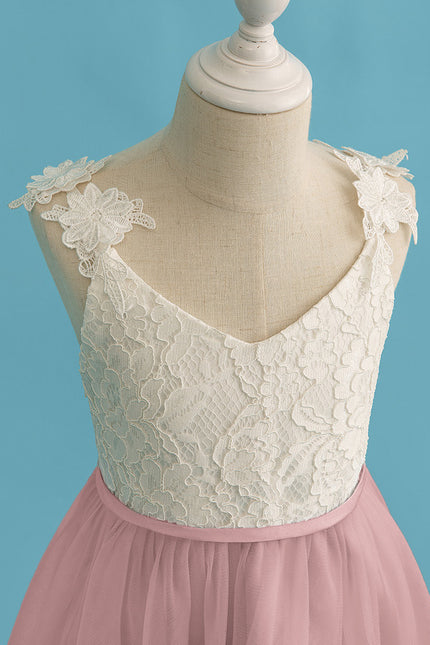 Robe Dentelle Nuptiale Enfantine Élégante - gallery 4