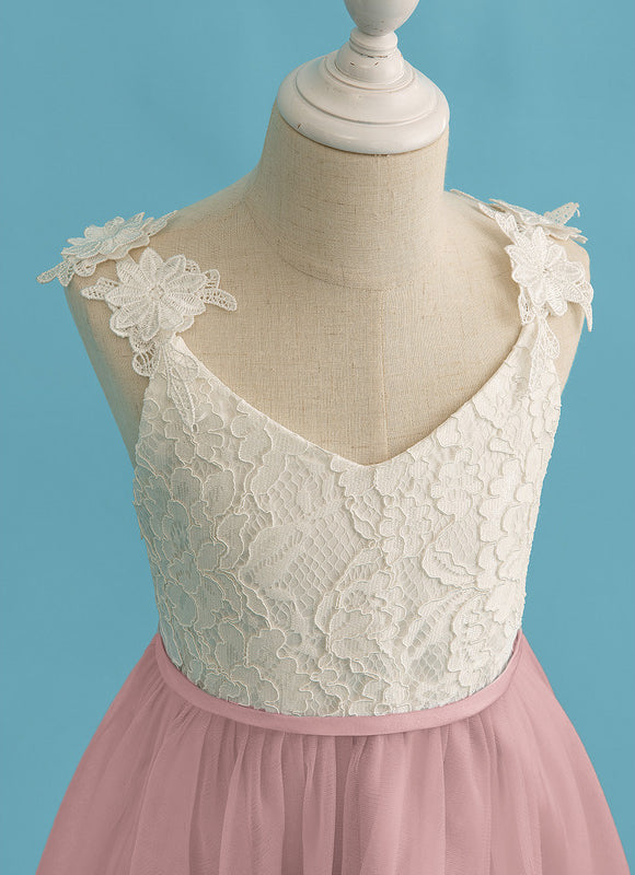 Robe Dentelle Nuptiale Enfantine Élégante - gallery 4