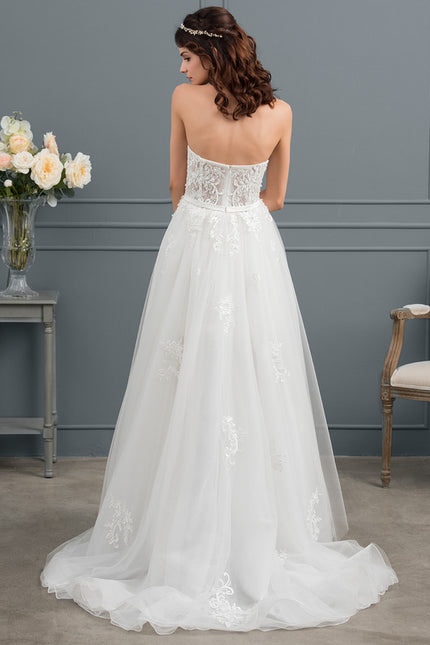 Robe Dentelle Évasée Étoilée - gallery 4