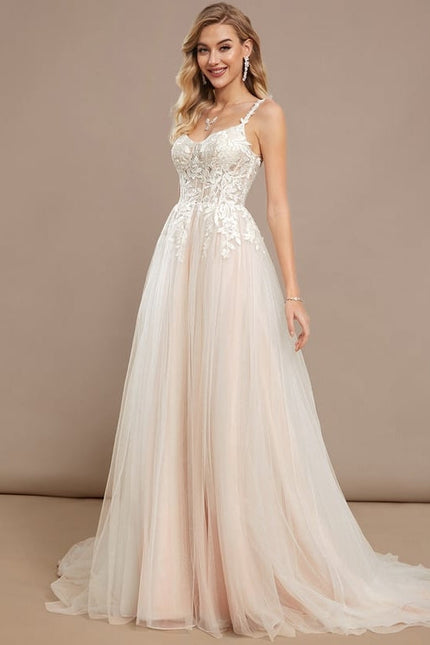 Robe Dentelle Tulle Délicate - gallery 1