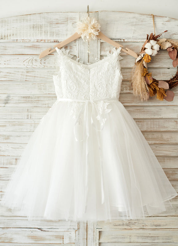 Robe Dentelle Nuptiale Enfantine Élégante - gallery 6