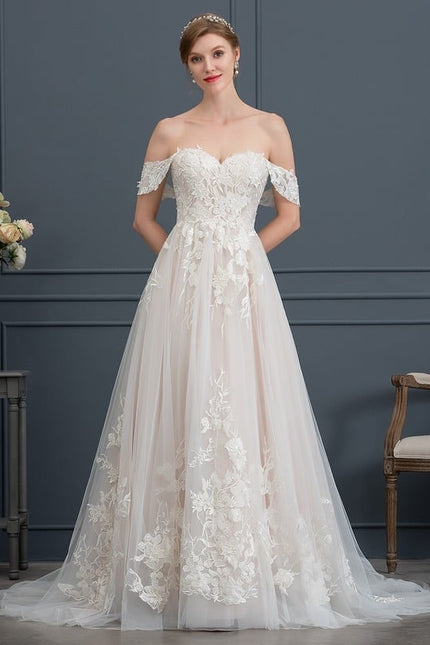 Robe Dentelle Éthérée Florale - gallery 1