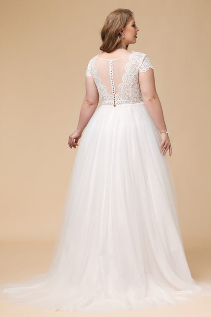 Robe Dentelle Élégance Nuptiale Tulle - gallery 9