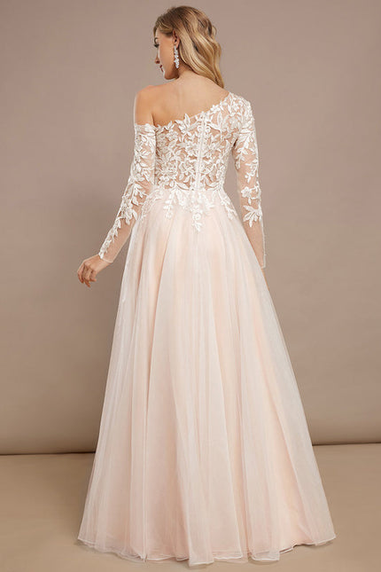 Robe Dentelle Transparente Blanche - gallery 6