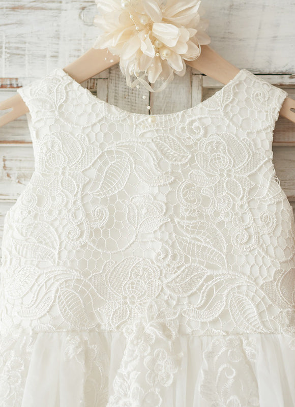 Robe Dentelle Enfant Nuptiale - gallery 4