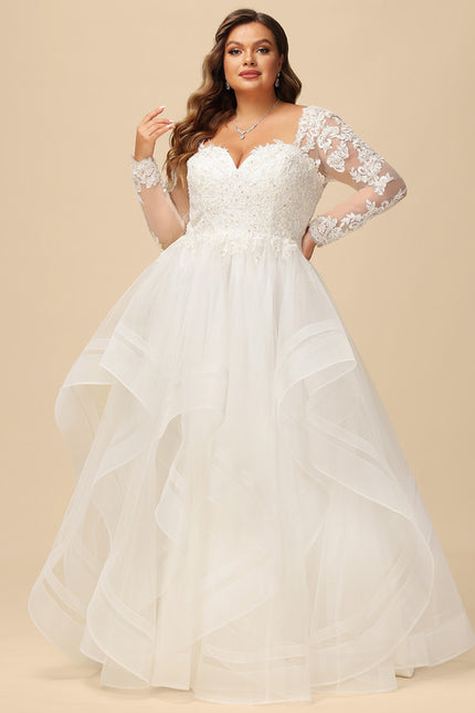 Robe Dentelle Nuptiale Aérienne - gallery 7
