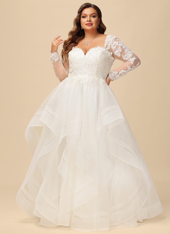 Robe Dentelle Nuptiale Aérienne - gallery 7