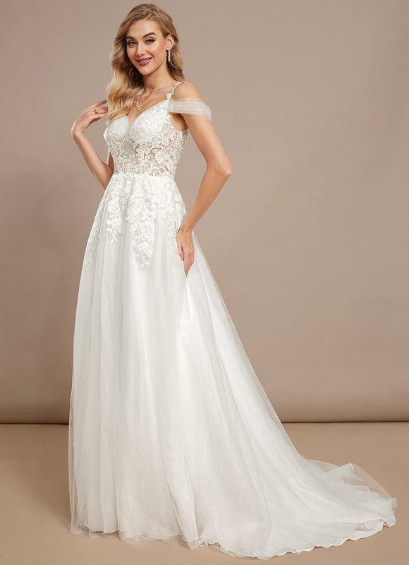 Robe Dentelle Princesse Éthérée - gallery 3