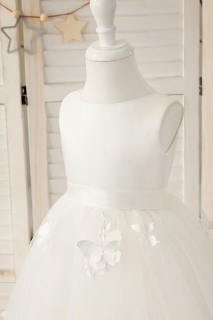 Robe Dentelle Mariée Enfant Blanche - gallery 2