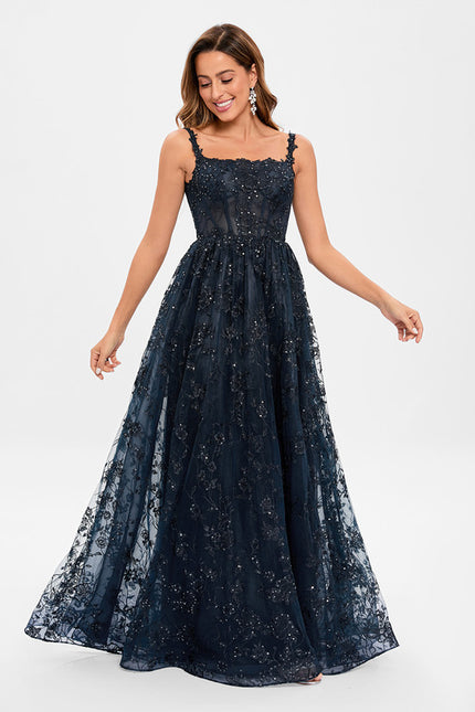 Robe De Soirée Transparente Dentelle - gallery 2