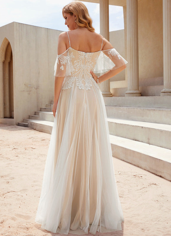 Robe Décolleté En Dentelle - gallery 1