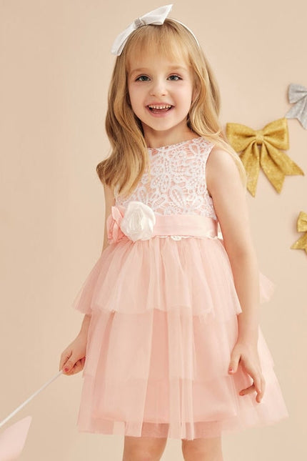 Robe Mariage Rose Dentelle - gallery 4