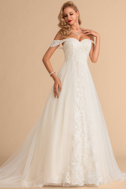 Robe Dentelle Nuptiale Délicate - gallery 4