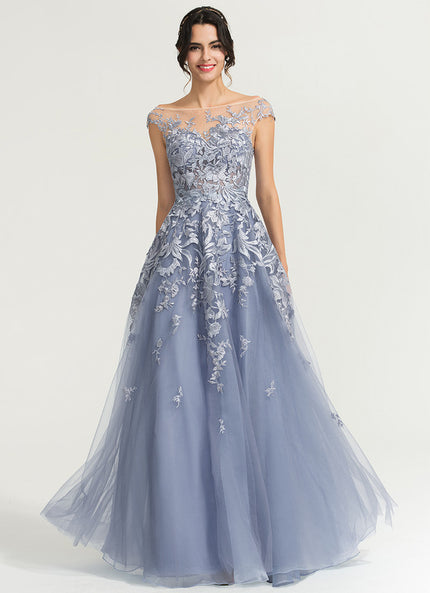 Robe Dentelle Étoile Azur