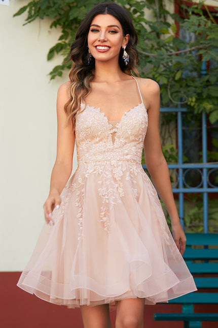 Robe Cocktail Bustier Dentelle - gallery 7