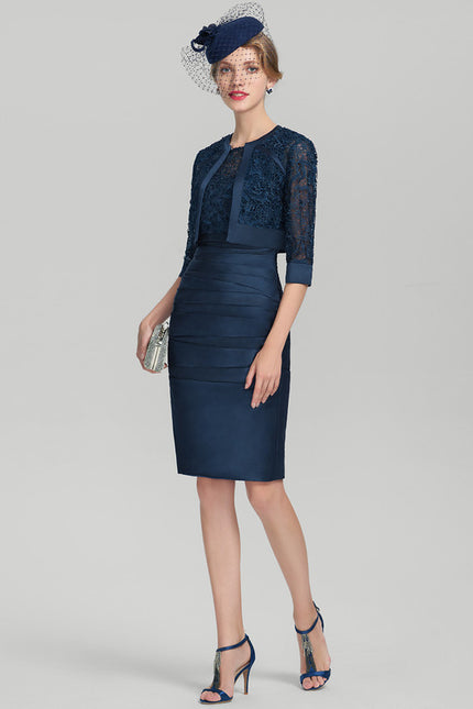 Robe Dentelle Chic Marine - gallery 8