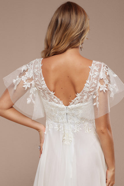 Robe Dentelle Aérienne Florale - gallery 3