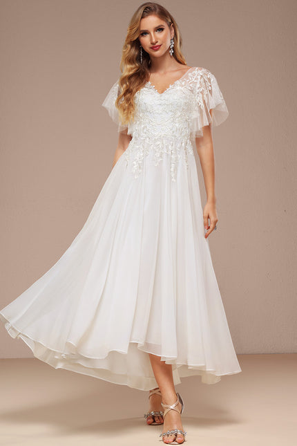 Robe Dentelle Aérienne Florale - gallery 5