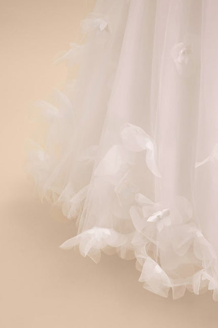 Robe Dentelle Tulle Floral Rose - gallery 8