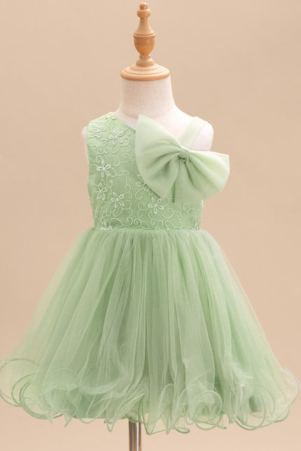 Robe Dentelle Tulle Vert Pastel