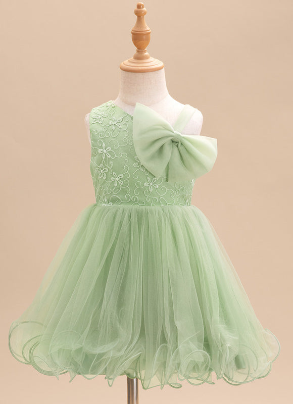 Robe Dentelle Tulle Vert Pastel
