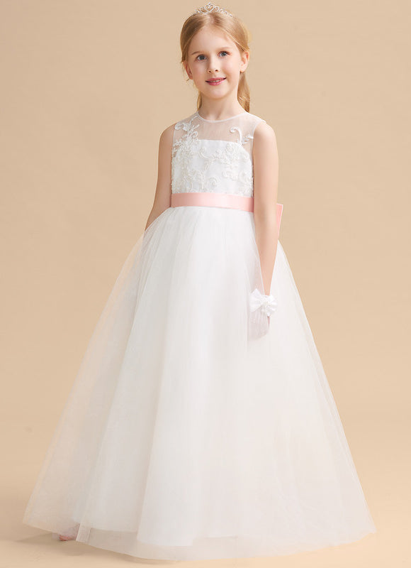 Robe Dentelle Enfant Tulle Luxe - gallery 4