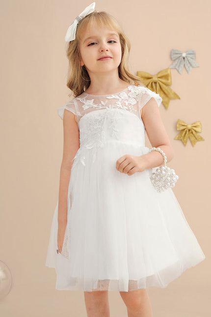 Robe Dos Nu Dentelle Blanche - gallery 7