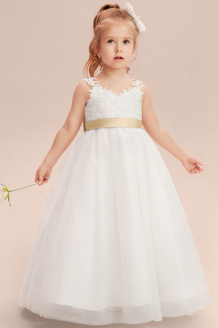 Robe Dentelle Tulle Ornée - gallery 3