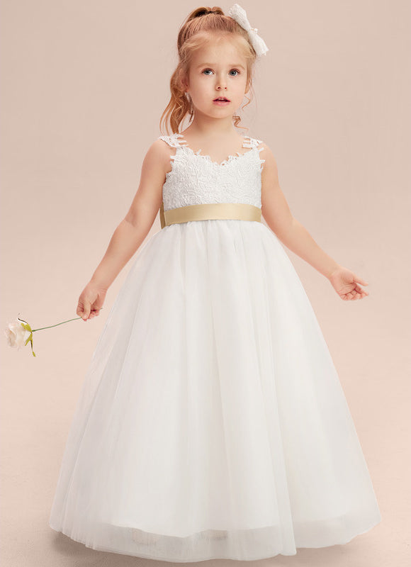 Robe Dentelle Tulle Ornée - gallery 3