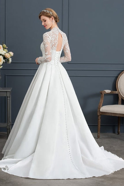 Robe Dentelle Voile Étoilé - gallery 3