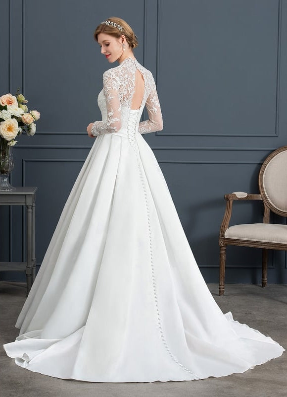Robe Dentelle Voile Étoilé - gallery 3