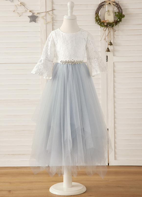 Robe Blanche Manche Longue Dentelle