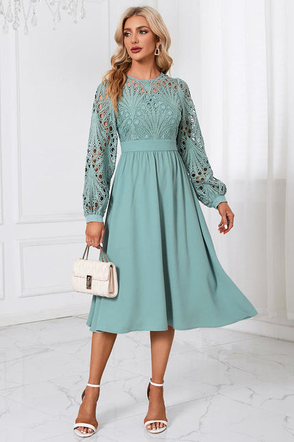 Robe Dentelle Sans Manches - gallery 1