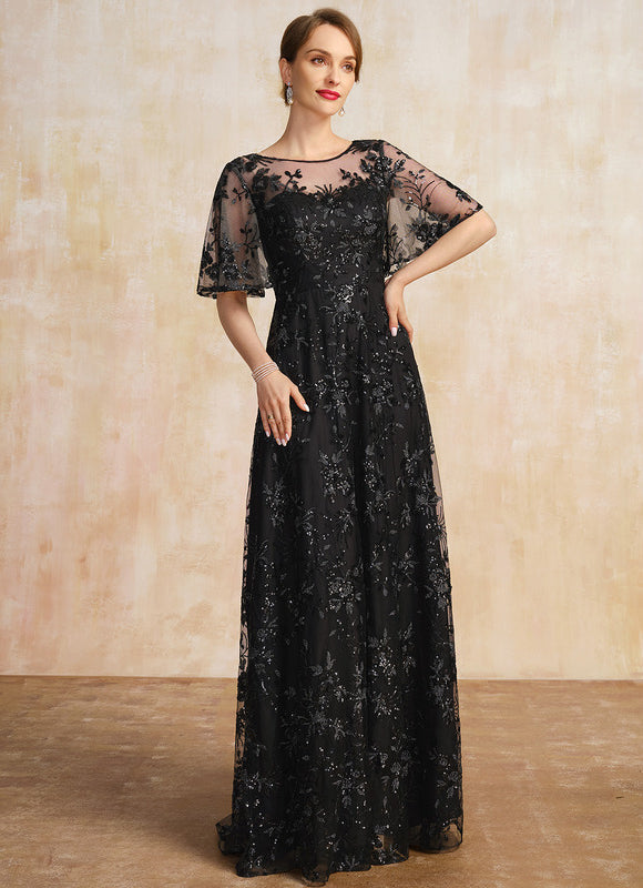 Robe Longue Dentelle Sexy - gallery 1