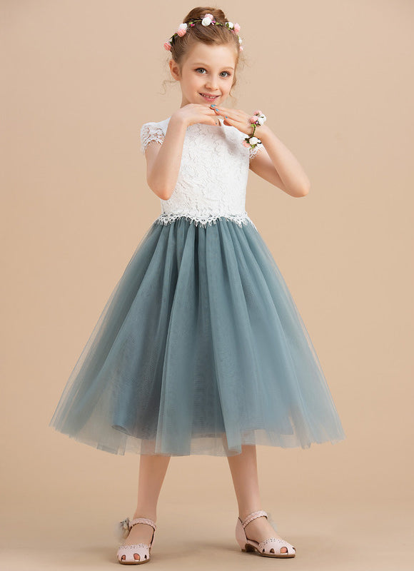 Robe Dentelle Dorée Délicate - gallery 3