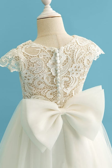 Robe Dentelle Blanche Légère - gallery 9