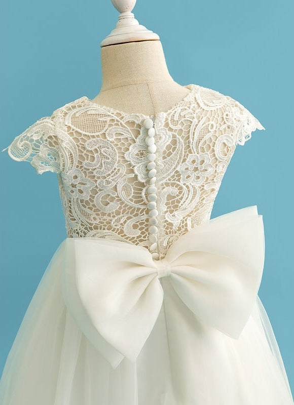 Robe Dentelle Blanche Légère - gallery 9